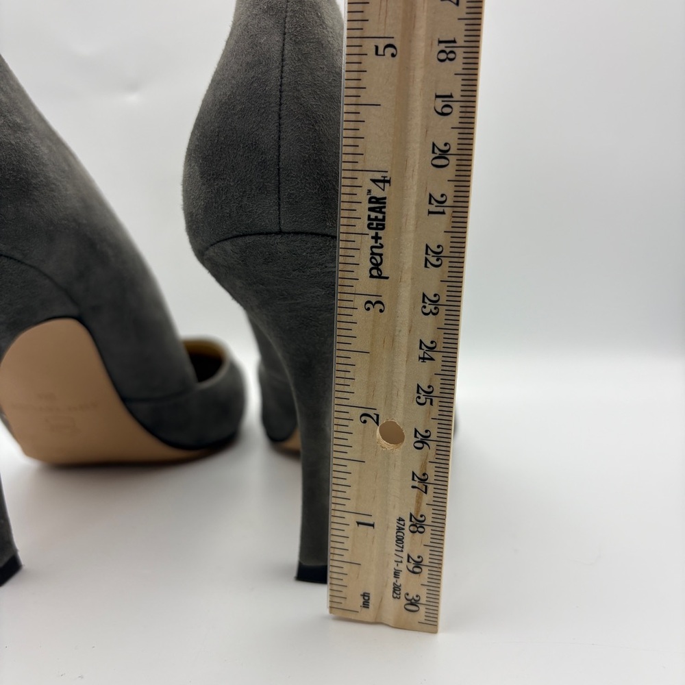 Ann Taylor Gray Suede Heels 9 - Picture 8 of 8